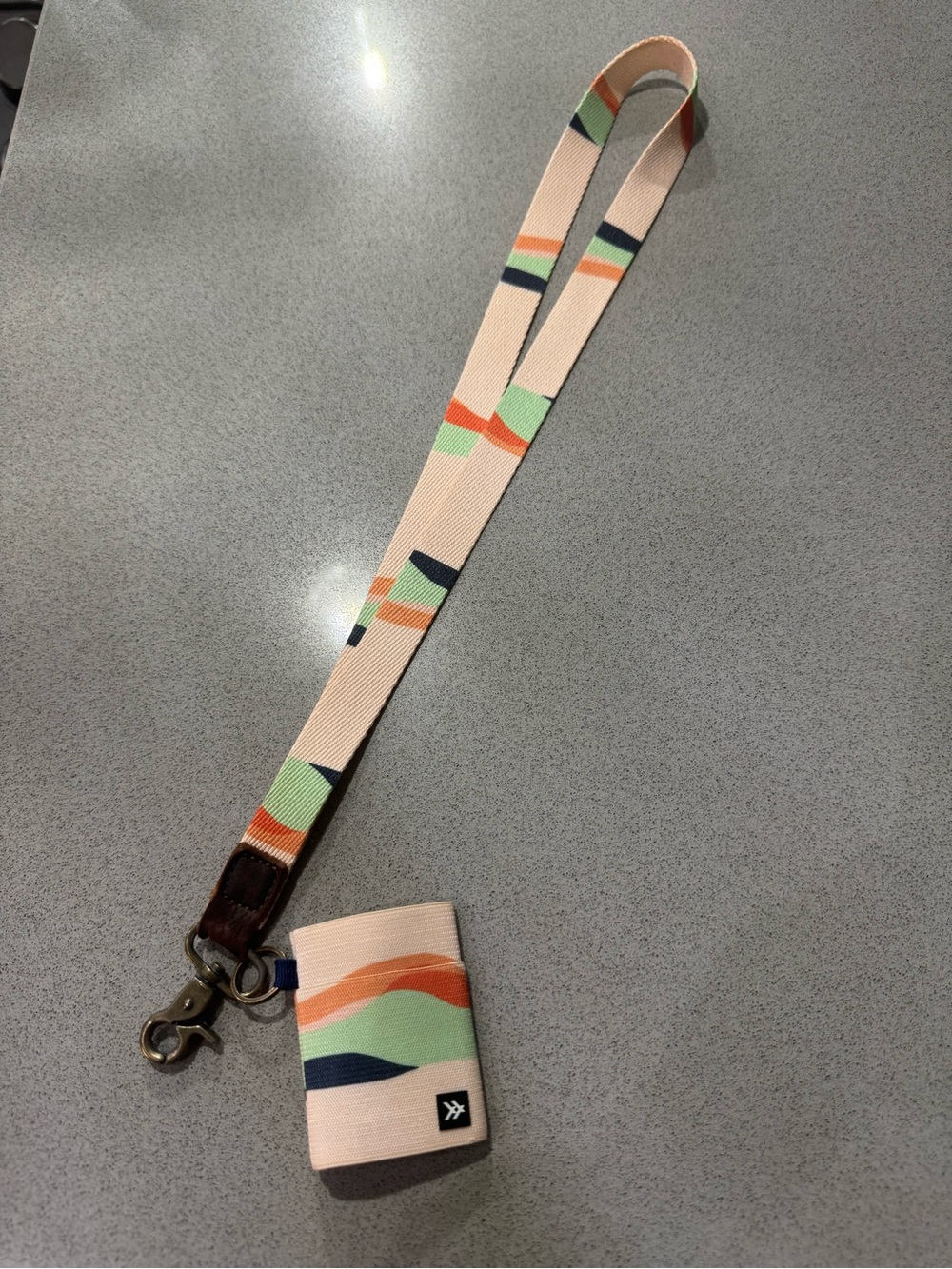 Pastel Wave Lanyard with Matching card/money sleeve.